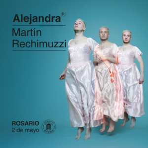 SÁBADO 2 DE MAYO 2026 TEATRO ASTENGO - MITRE 754  - ROSARIO NUEVA FUNCIÓN TEMPORADA 2026 "ALEJANDRA" de Martín Rechimuzzi El suceso de “Alejandra” (Una Perforación a Cielo Abierto), primer unipersonal de Martín Rechimuzzi, talentoso politólogo y artista Argentino, vuelve a Rosario. Alejandra fue declarada de interés cultural por la Ciudad y la Provincia de Buenos Aires. Luego de su exitosa gira europea y agotar funciones en Buenos Aires, Montevideo, Mar del Plata, La Plata, Rosario, Córdoba y Mendoza y Neuquén la obra continúa con su tercera temporada “Alejandra, una Perforación a Cielo Abierto ” es una comedia teatral en 3 actos sobre las distintas formas que puede cobrar la locura. A partir de su propia historia reciente, Martín Rechimuzzi escenifica el delirio que sucede al interior de muchas familias en la actualidad. Enmarcado en un típico cumpleaños de 15 en un salón del conurbano bonaerense e interpelando a la razón y la locura en tiempos modernos, los diferentes personajes interpretados oscilan entre la risa y la nostalgia, invocando en forma festiva a los presentes y los ausentes.